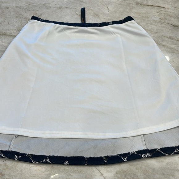 Stitch Fix Renee‎ C | Maybell Lace Detail Skirt | Navy/White | Petite Large (LP) - Picture 10 of 12